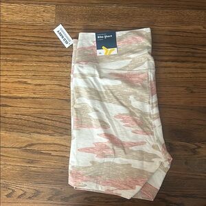 Old Navy Camouflage Bike Shorts - Pink and Tan
